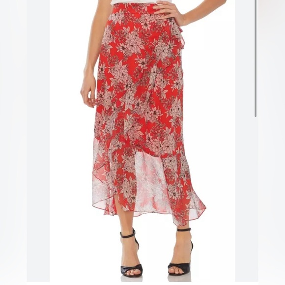 Vince Camuto/ Maxi skirt/ Wrap/ Floral/ Lining/ Size US 10 - Picture 1 of 14